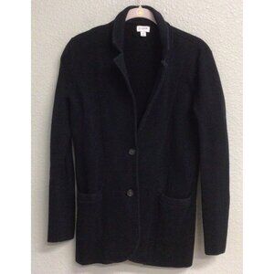 J Crew Schoolboy Blue Sweater Blazer Women's Size XS Career Academia